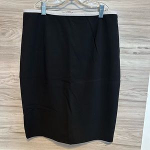 Calvin Klein size 6 black pencil skirt